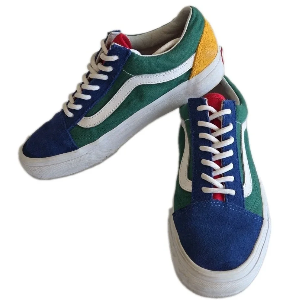 Vans Old Skool Yacht Club Shoes Suede Canvas Mens 5.5 Womens 7